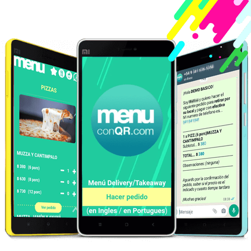 Codigo QR de restaurante personalizado